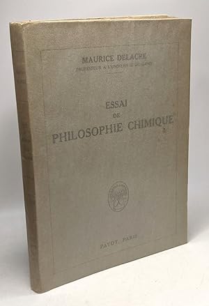 Immagine del venditore per Essai de philsosophie chimique venduto da crealivres