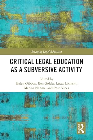 Seller image for Legal Education as a Subversive Activity for sale by moluna