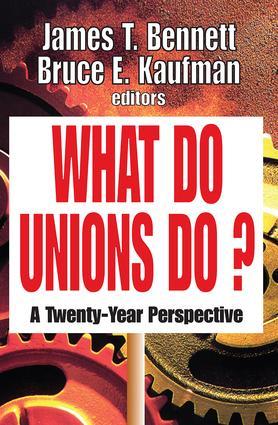 Bild des Verkufers fr Barrows, T: What Do Unions Do? zum Verkauf von moluna