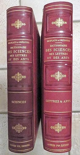 Seller image for Dictionnaire encyclopdique des lettres et des arts, dictionnaire encyclopdique des sciences -1ere Partie:SCIENCES. 2e partie : Lettres & arts for sale by la petite boutique de bea