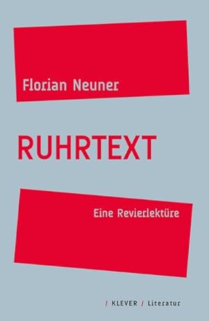 Seller image for Ruhrtext : Eine Revierlektre for sale by AHA-BUCH GmbH