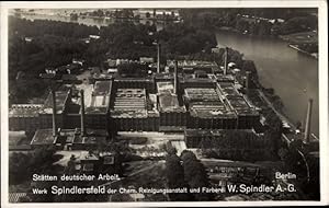 Ansichtskarte / Postkarte Berlin Köpenick Spindlersfeld, Chem. Reinigungsanstalt und Färberei W. ...