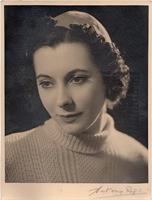 Two original portrait photographs of Freda Falconer, circa 1930s