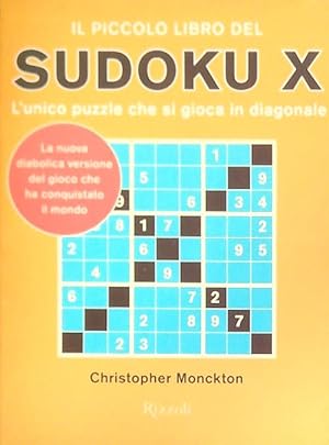 Bild des Verkufers fr Il piccolo libro del Sudoku X zum Verkauf von Librodifaccia