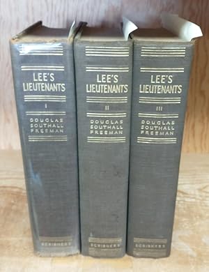 LEE'S LIEUTENANTS : A STUDY IN COMMAND [3 VOLUMES] [SIGNED]