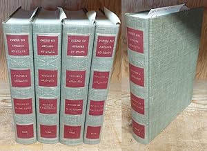 POEMS ON AFFAIRS OF STATE : AUGUSTAN SATIRICAL VERSE, 1660-1714 [VOLUMES 1-4 ONLY]