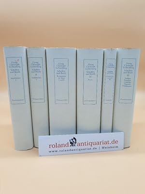 Bild des Verkufers fr Schriften und Briefe: Band 1-2, Kommentar zu Band 1-2, Band 3, Kommentar Band 3, Band 4 (6 Bnde) zum Verkauf von Roland Antiquariat UG haftungsbeschrnkt