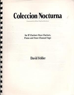 Immagine del venditore per Coleccion Nocturna (for B-flat Clarinet/Bass Clarinet, Piano and Four-Channel Tape venduto da Book Booth
