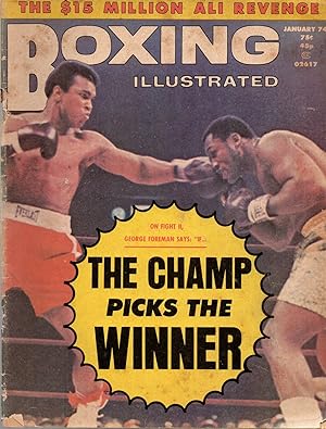 Seller image for Boxing Illustrated January 1974 for sale by Book Booth