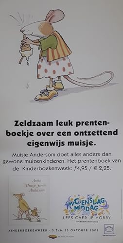 Kinderboekenweekaffiche 2001. Afbeelding kleuteruitgave