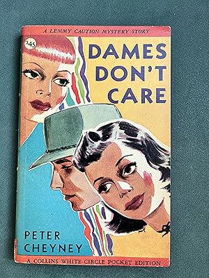 Dames don't care A Lemmy Caution Mystery Story Collins White Circle Pocket edition 245