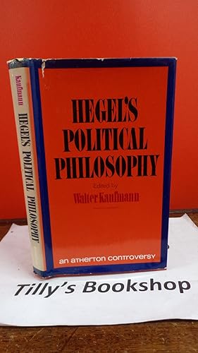 Seller image for Hegel's Political Philosophy for sale by Tilly's Bookshop