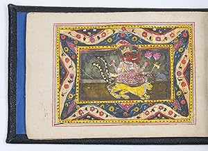 Miniature Bhagavad Gita manuscript.