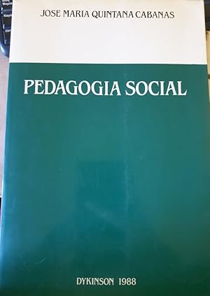 PEDAGOGIA SOCIAL.