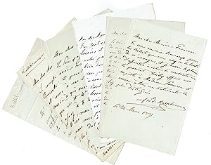 Immagine del venditore per 6 eigenhndige Briefe mit Unterschrift. venduto da Kotte Autographs GmbH