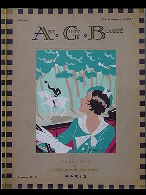 ART GOÛT BEAUTE n°139 1932 - MODE, LANVIN, PAQUIN, ROUFF, PATOU