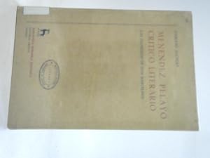 Seller image for Menendez Pelayo Critico Literario for sale by World of Rare Books