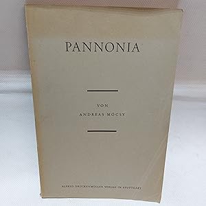 Image du vendeur pour Pannonia mis en vente par Cambridge Rare Books
