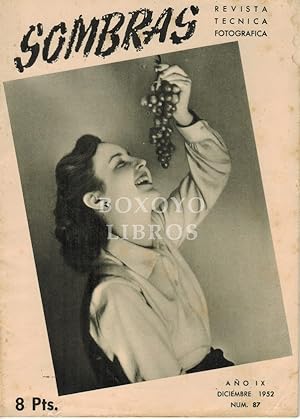 Sombras. Revista Técnica Fotográfica. Año IX - Diciembre 1952, nº 87. Publicación mensual