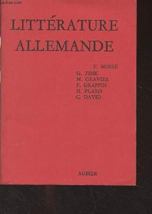 Seller image for Littrature allemande for sale by Le-Livre