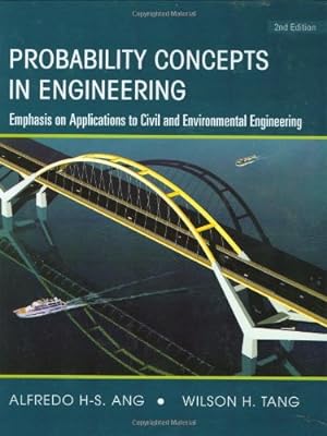 Bild des Verkufers fr Probability Concepts in Engineering: Emphasis on Applications to Civil and Environmental Engineering (v. 1) by Ang, Alfredo H-S., Tang, Wilson H. [Hardcover ] zum Verkauf von booksXpress