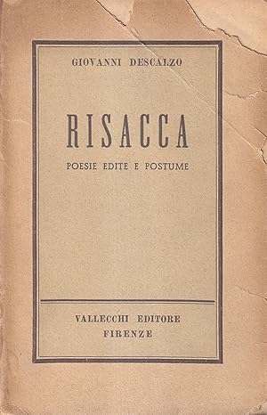 Seller image for Risacca. Poesie edite e postume 1928-1951 for sale by Il Salvalibro s.n.c. di Moscati Giovanni