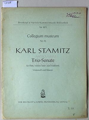 Trio-Sonate für Flöte, Violine (oder zwei Violinen), Violoncell und Klavier, op. 14 Nr. 5. [= Col...
