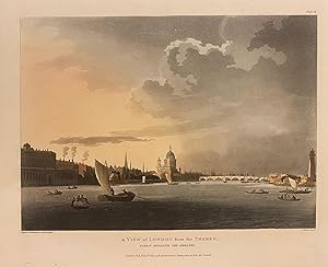 Imagen del vendedor de A View of London from the Thames a la venta por Argosy Book Store, ABAA, ILAB