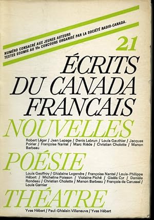 Écrits du Canada Français 21