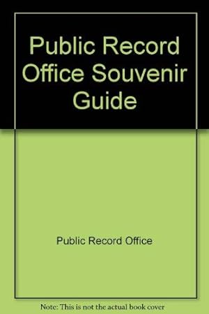 Seller image for Public Record Office Souvenir Guide for sale by WeBuyBooks