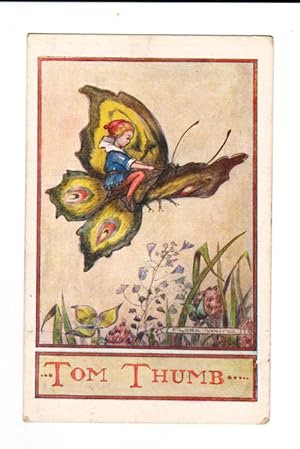 Seller image for Tom Thumb on Butterfly Postcard for sale by Jenny Wren Books