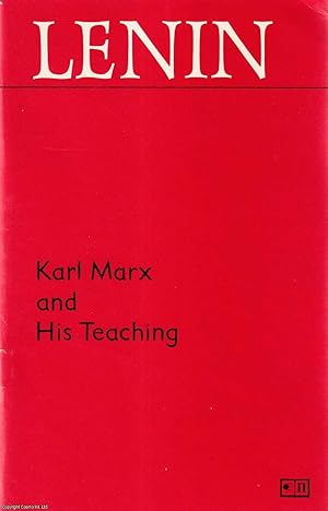 Karl Marx and His Teaching. Published by Progress Publishers 1977.
