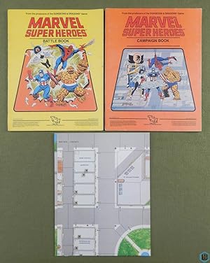 Seller image for RULE BOOKS & MAP: Marvel Super Heroes RPG FASERIP for sale by Wayne's Books