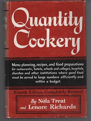 Image du vendeur pour Quantity Cookery: Menu Planning and Cooking for Large Numbers mis en vente par Turn-The-Page Books