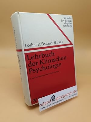 Immagine del venditore per Lehrbuch der klinischen Psychologie ; Band 1 venduto da Roland Antiquariat UG haftungsbeschrnkt