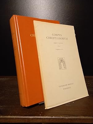 Chromatii Aquileiensis Opera. Cura et studio R. Etaix et J. Lamarie. (= Corpus Christianorum Seri...
