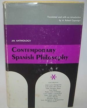 Seller image for Contemporary Spanish Philosophy: An Anthology for sale by Easy Chair Books