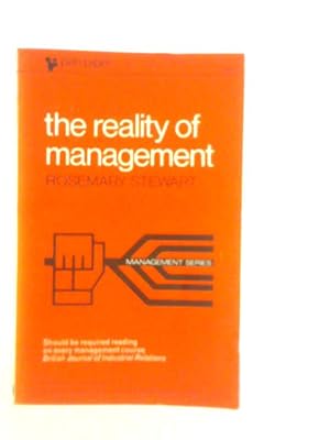 Bild des Verkufers fr The Reality of Management zum Verkauf von World of Rare Books