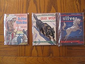 Seller image for Richard M. Powers Art Comet Lot of Three (3) Digest Sized Soft Covers, including (originally published year in brackets following title): Silver (1934); Gray Wolf (1938), and; No Other White Men (1937) for sale by Clarkean Books