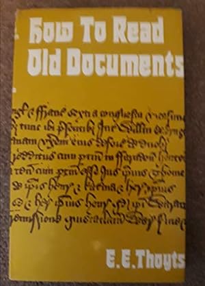 Imagen del vendedor de How to Read Old Documents a la venta por WeBuyBooks