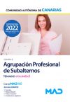 Agrupación Profesional de Subalternos (Grupo E). Temario volumen 1. Comunidad Autónoma de Canarias