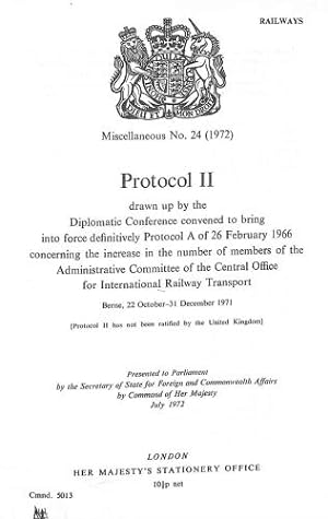 Bild des Verkufers fr Protocol II drawn up by the Diplomatic Conference convened to bring into force definitively Protocol A of 26 February 1966 zum Verkauf von WeBuyBooks