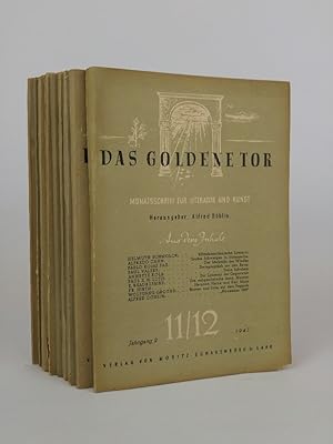 Das Goldene Tor: Monatsschrift für Literatur und Kunst. - [Kompletter Jahrgang 2].