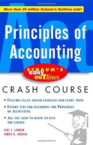 Seller image for Schaum's Easy Outline of Accounting (Schaum's Easy Outlines) for sale by WeBuyBooks