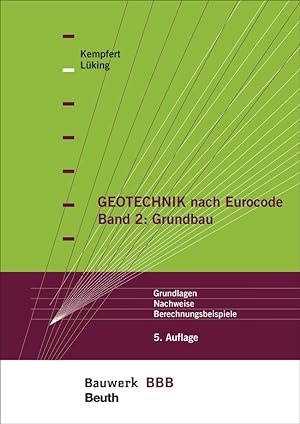 Seller image for Geotechnik nach Eurocode Band 2: Grundbau for sale by moluna