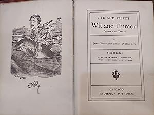 Seller image for Nye and Riley's Wit and Humor (Poems and Yarns) for sale by The Book House, Inc.  - St. Louis