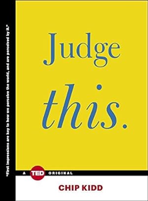 Imagen del vendedor de Judge This (Ted Books) a la venta por WeBuyBooks