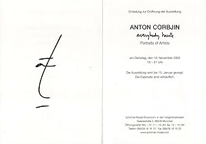 Anton Corbijn Autograph | signed sketches / art