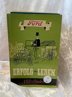 Seller image for Erfolg im Leben. Mein Leben und Werk. for sale by Antiquariat Jochen Mohr -Books and Mohr-