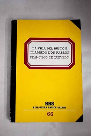 Imagen del vendedor de La vida del Buscn llamado Don Pablos a la venta por Alcan Libros